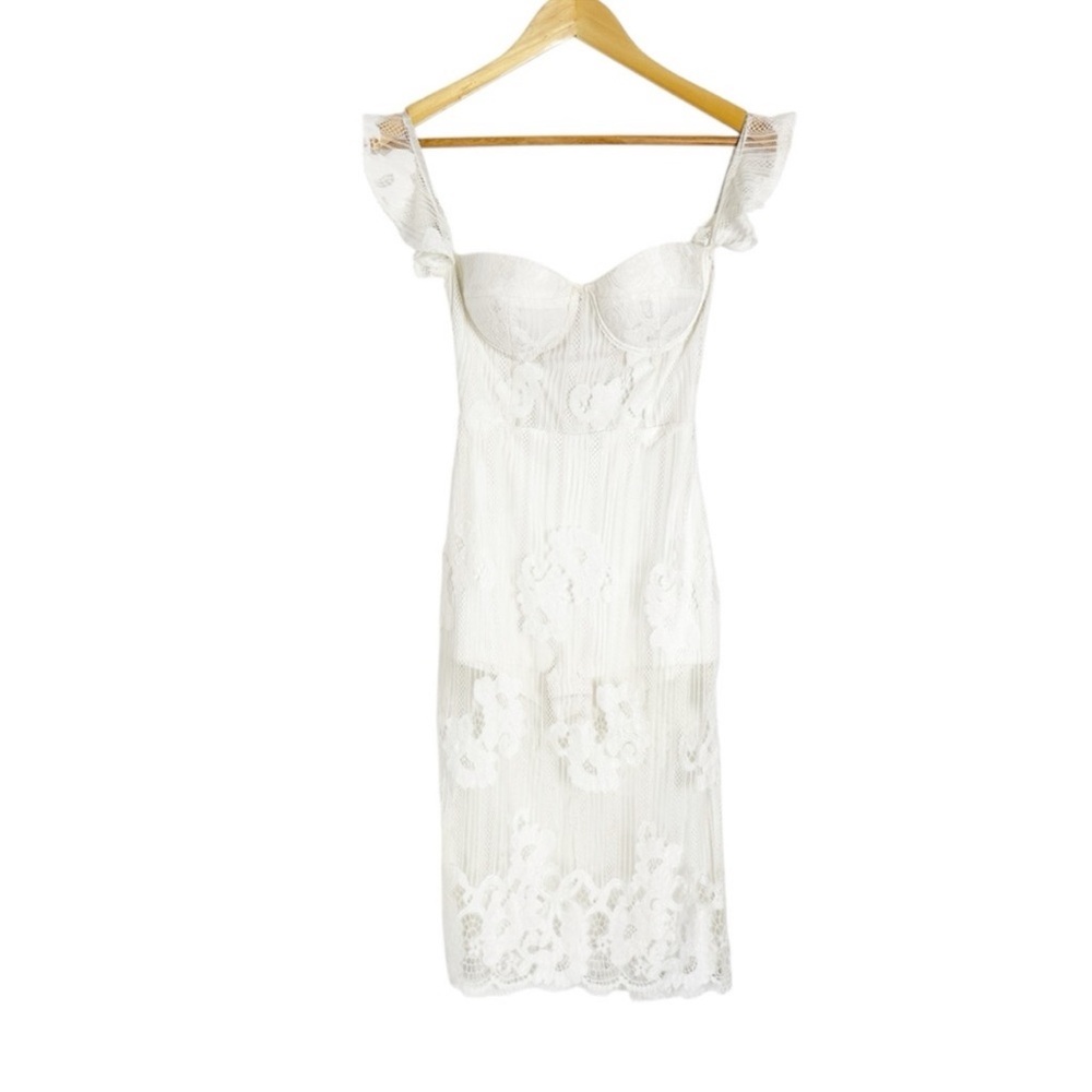 Lovers + Friends Ivory Lace Dress